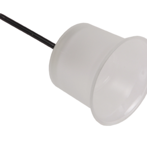 Fyrfadsholder frosted glas