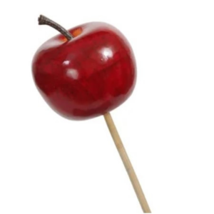 Æble på pind (Ø4,5cm)