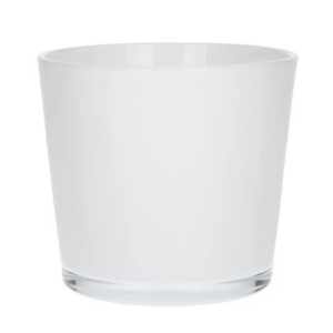Mini glas skjuler - hvid